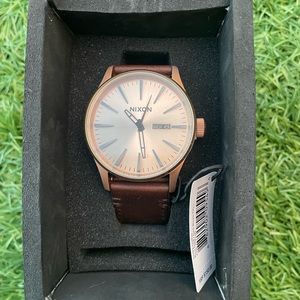 Nixon - Sentry Leather Watch